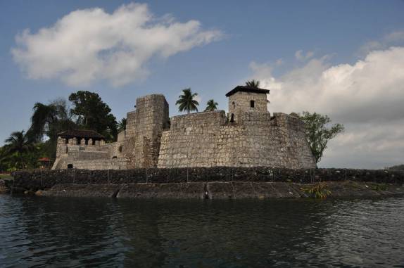 El Castillo de San Felipe, um forte espanhol no lago Izabal, em Rio Dulce, na Guatemala